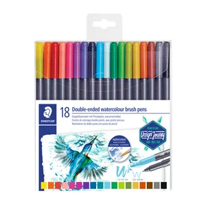 Brushpen Staedtler 3001 Marsgraphic duo 0.5-6mm bl