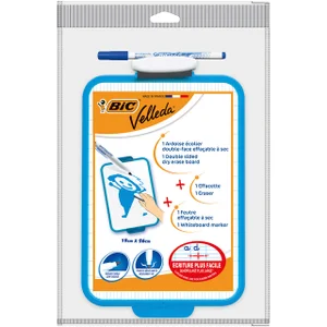 Whiteboard Bic Velleda 19x26cm inclusief stift en