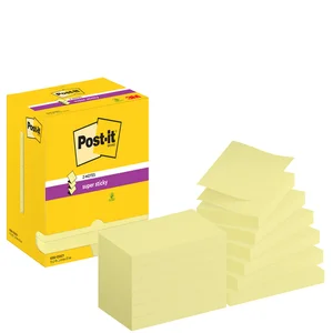 Memoblok Post-it Z-Note S350 Super Sticky 76x127mm
