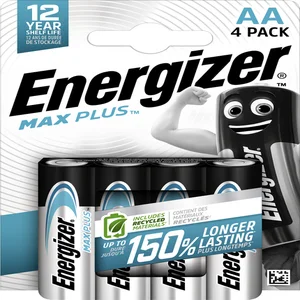 Batterij Energizer Max Plus 4x AA alkaline