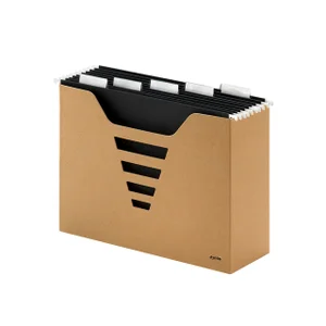 Hangmappenbox Kraft Line A4 + 5 hangmappen