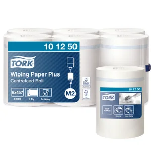 Poetspapier Tork M2 Plus Advanced 2-laags 160m wit