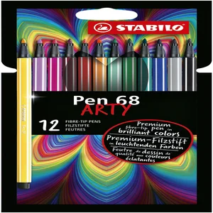 Viltstift STABILO Pen 68/12 Arty medium assorti et