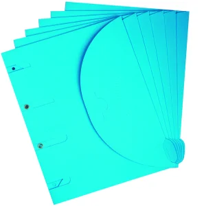 Smartfolder geperforeerde opbergmappen A4 blauw 6