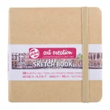 Schetsboek Talens Art Creation 80 witte vellen 140gr 120x120mm kraft