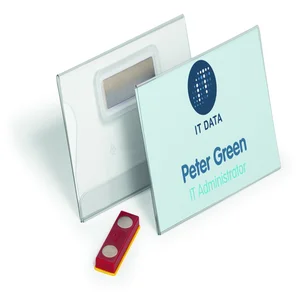 Badge Durable 8244 vlak met magneet 54x90mm place