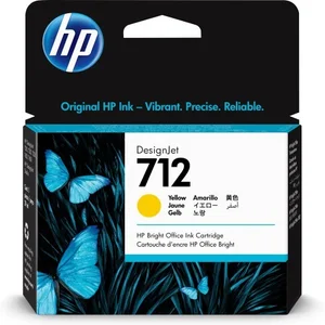 Inktcartridge HP 712 geel 38ml