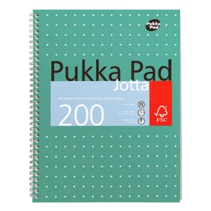 Collegeblok Pukka Pad Jotta A4 lijn 4-gaats 200 pa