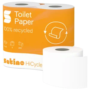 Toiletpapier Satino MT1 HiCycle 2-laags 4x200 vel