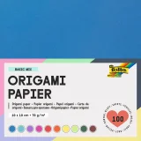Origami papier Folia 70gr 10x10cm 100 vel assorti kleuren