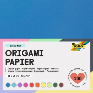Origami papier Folia 70gr 10x10cm 100 vel assorti