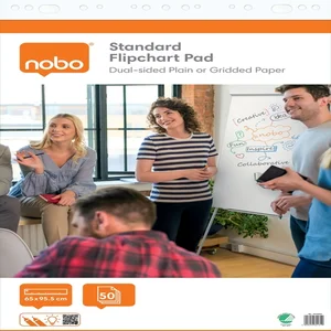 Flipoverpapier Nobo standaard 65x95cm dubbelzijdig