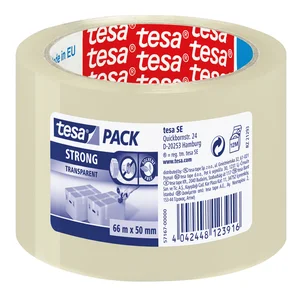 Verpakkingstape tesapack® Strong 66mx50mm PP trans