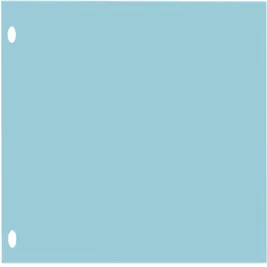 Scheidingsstrook Oxford smal 240x105mm 190gr blauw