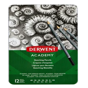 Potlood Derwent Academy 6B5H assorti hardheden bli