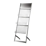 Folderstandaard OPUS 2 3x A3 alu profiel
