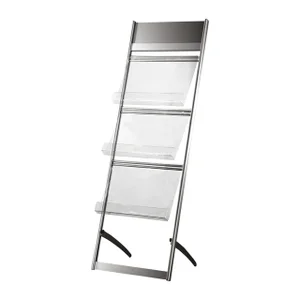 Folderstandaard OPUS 2 3x A3 alu profiel