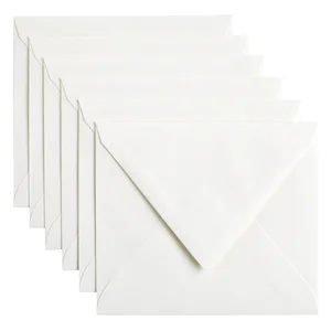 Envelop Papicolor C6 114x162mm hagelwit pak à 6 st