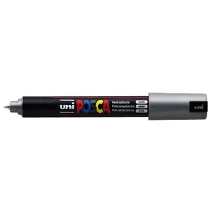 Paintmarker Uni POSCA PC1MR extra fijn zilver