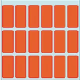 Etiket HERMA 3652 12x34mm rood 90 stuks