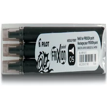 Rollerpenvulling PILOT friXion fijn zwart set à 3