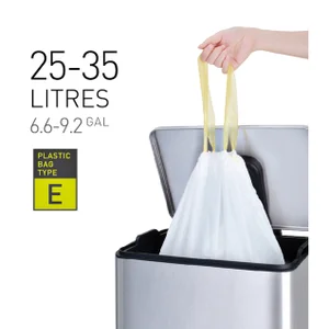 Afvalzak EKO MDPE type E met trekband 55x70cm 25-3