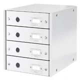Ladenkast Leitz WOW Click & Store 4 laden gerecycled karton wit