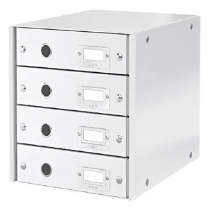Ladenkast Leitz WOW Click & Store 4 laden gerecycl