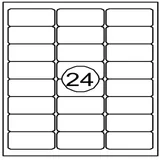 Etiket Quantore 63.5x33.9mm 2400 stuks