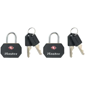 Hangslot Masterlock 2 gelijksluitend aluminium TSA