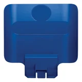 Paneel Rubbermaid Slim Jim Recyclestation voor label blauw