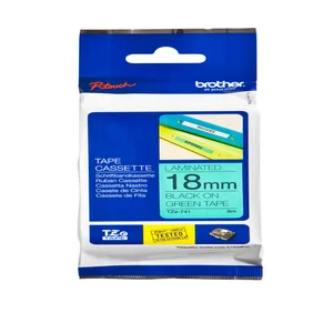 Labeltape Brother P-touch TZe-741 standaard 18mm z