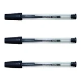 Balpen Quantore Stick zwart medium