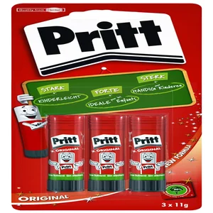 Lijmstift Pritt Stick Original 11gr blister à 3 st