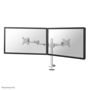 Monitorarm Neomounts D935DG 2x10-27" doorvoer zilv