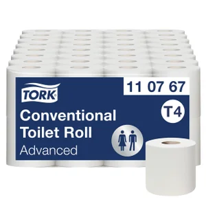 Toiletpapier Tork T4 Advanced 2-laags 250 vel wit