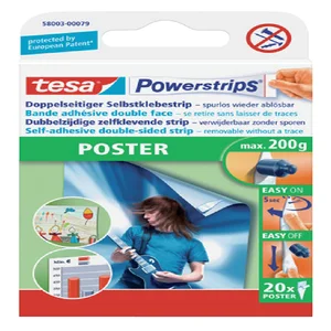 Kleefstrips tesa Powerstrips® poster dubbelzijdig
