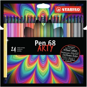 Viltstift STABILO Pen 68/24 Arty medium assorti et