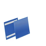 Documenthoes Durable zelfklevend A5 liggend blauw 50 stuks