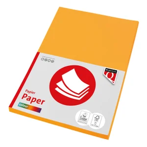 Kopieerpapier Quantore Colour A4 120gr diepgeel 10