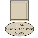 Envelop Quantore akte EB4 262x371mm cremekraft 250 stuks