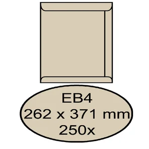 Envelop Quantore akte EB4 262x371mm cremekraft 250