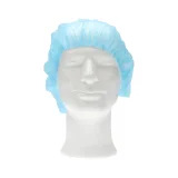 Haarnet CMT bouffant non-woven M 50cm PP blauw 100 stuks