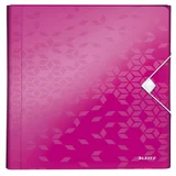 Projectmap Leitz WOW voor A4 6 vaks PP roze