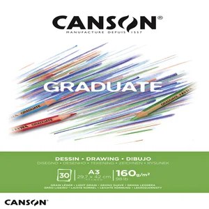 Tekenpapier Canson Graduate Drawing 30vel 160gr A3
