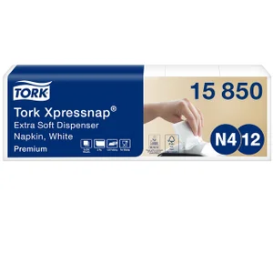 Servet Tork N4 Xpressnap Premium 1/2 vouw 2-laags