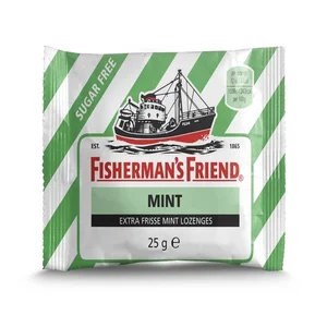 Keelpastilles Fisherman's Friend mint suikervrij z