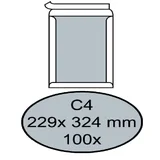 Envelop Quantore bordrug C4 229x324mm zelfklevend wit 100 stuks