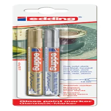 Paintmarker edding 780 op oliebasis 0.8mm goud en