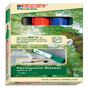 Viltstift edding 21 EcoLine rond assorti 1.5-3mm d